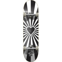Heart Supply Burst Logo Skateboard Completo (7.75"|Negro)
