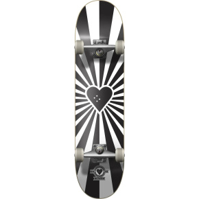 Heart Supply Burst Logo Skateboard Completo (7.75"|Negro) Heart Supply Burst Logo Skateboard Completo (7.75"|Negro)