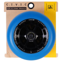 Ruedas UrbanArtt Civic 115x30mm Negro/Azul Ártico 2 uds