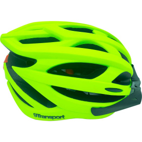 Cyklistická helma 9Transport Černo-zelená
