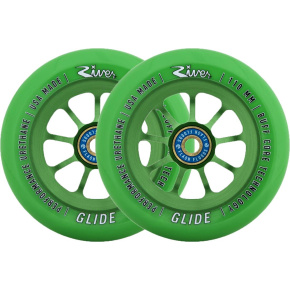 River Glide Emerald Wheels verde 2 piezas