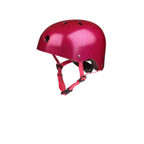 Casco Micro Rosa Purpurina Casco Micro Rosa Purpurina