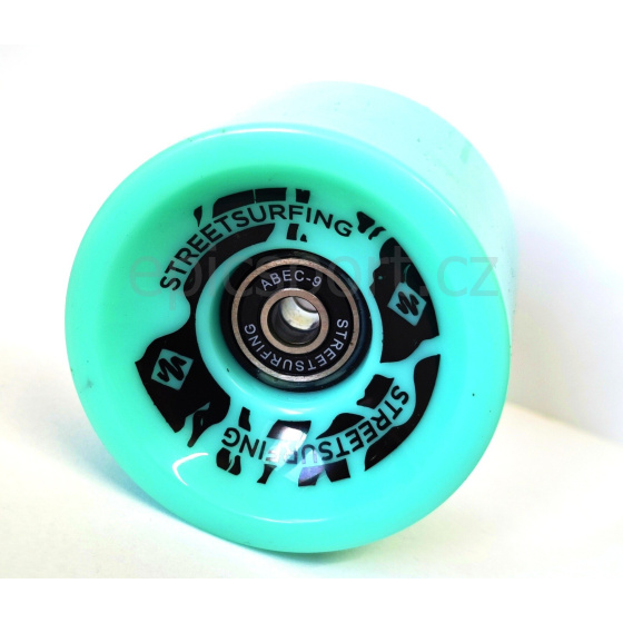 Rueda Longboard 1 unidad - roja, ABEC 9, 70 mm