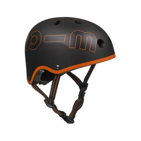 Casco Micro Negro y Naranja Casco Micro Negro y Naranja