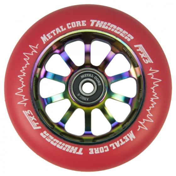 Metal Core Thunder Rainbow 110 mm rojo echador