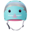 Casco Triple Eight Certified Sweatsaver S-M Teal Hologram