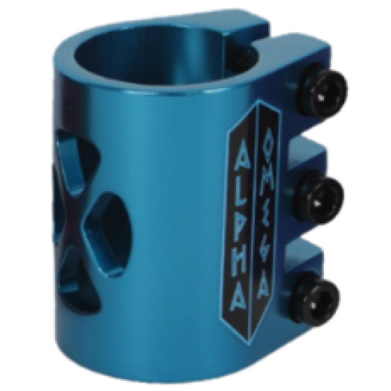 Manguito triple lineal turquesa AO