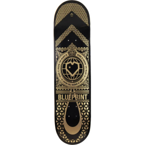 Tabla de skate Blueprint Home Heart (8.125"|Negro/Oro) Tabla de skate Blueprint Home Heart (8.125"|Negro/Oro)