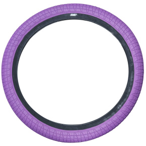 Neumático BMX familiar de 20" (2.3" | Morado/pared negra) Neumático BMX familiar de 20" (2.3" | Morado/pared negra)