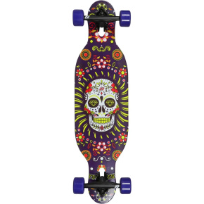 Hydroponic DT Para niños Completo Longboard (31.5"|Calavera Mexicana Púrpura) Hydroponic DT Para niños Completo Longboard (31.5"|Calavera Mexicana Púrpura)