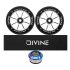 Set de 2 ruedas Divine 120 mm Spoked neochrome + cinta de agarre Divine + juego de dirección Divine
