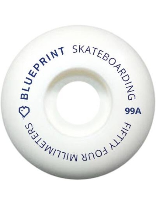 Blueprint Mini Heart Kolečka Na Skate (54mm | Bílá)